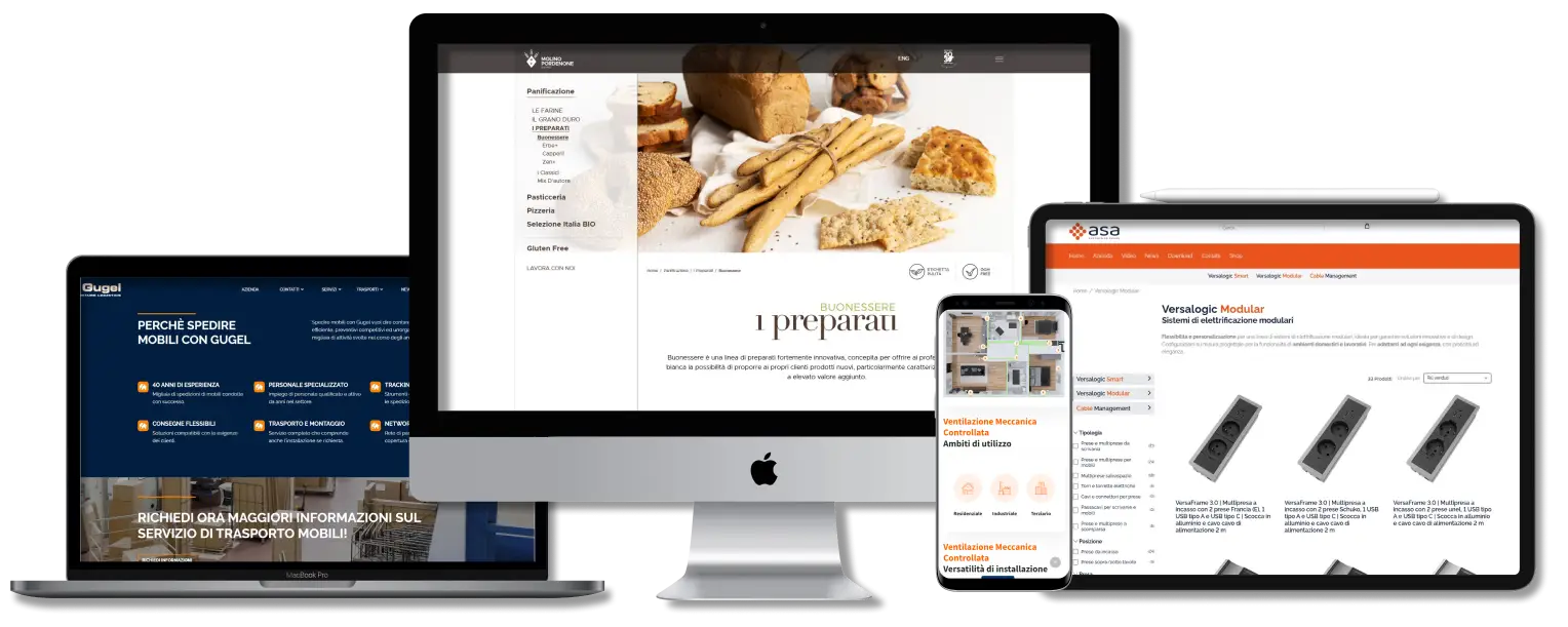 Tipologie di Siti Web realizzate
